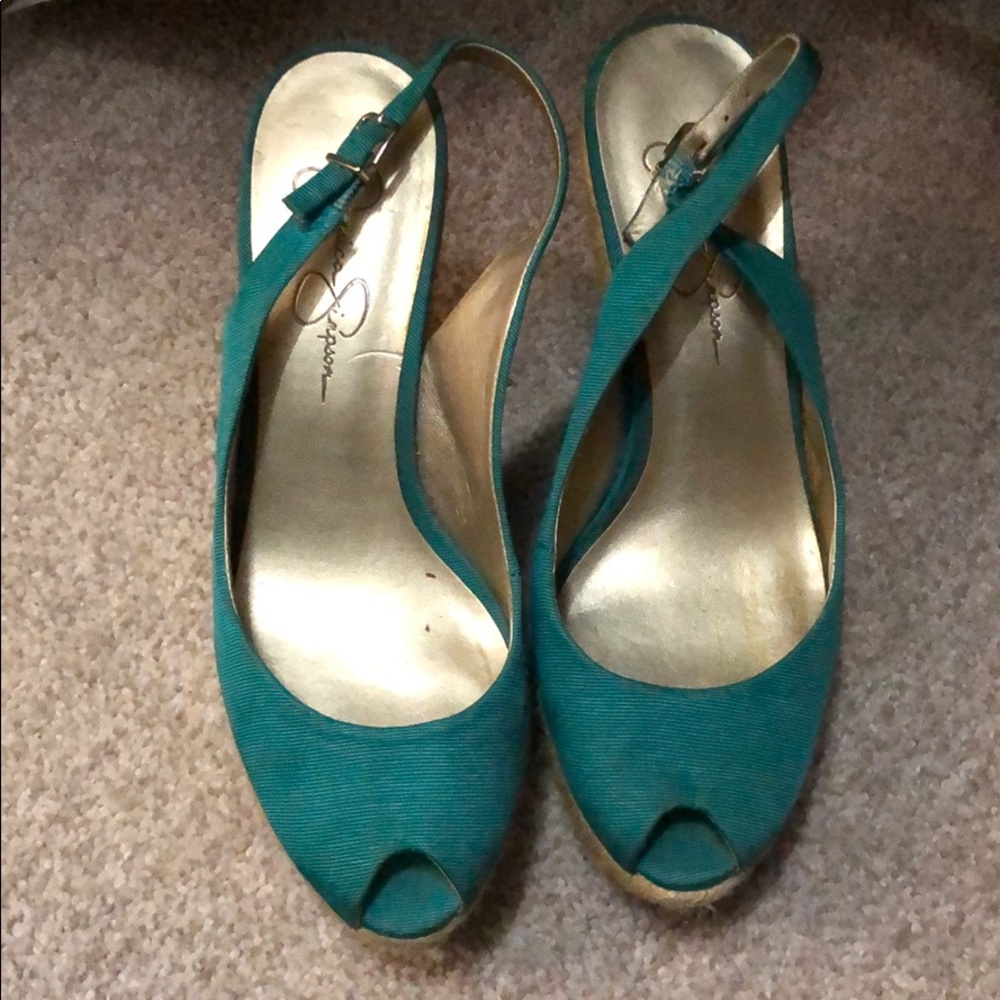 Jessica Simpson wedges